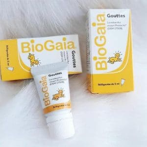Ảnh thực tế mem vi sinh trẻ em Biogaia Gouttes
