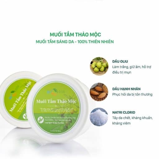 Thành phần muối tắm biocos được chiết xuất từ tự nhiên