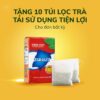 Tặng 10 túi lọc trà tái sử dụng tiện lợi
