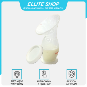 Thumbnail cốc hứng sữa silicon 7100 inbear nature