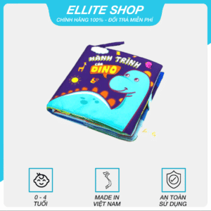 Thumbnail sách vải cho bé hành trình Dino Lalala Baby