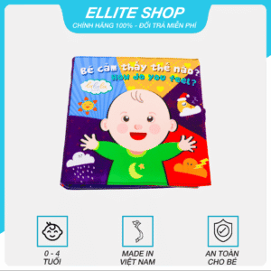 Thumbnail sách vải song ngữ bé cảm thấy thê nào lalala baby