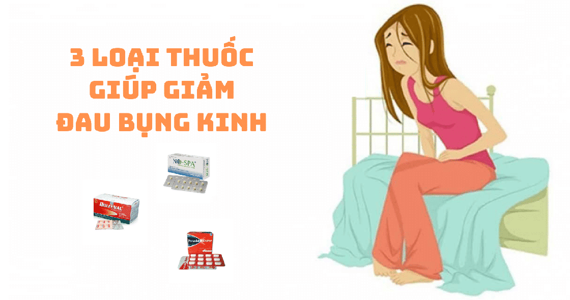 3 loại thuốc giúp giảm đau bụng kinh