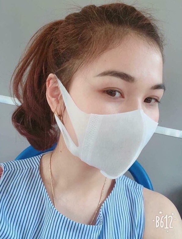 Ảnh thực tế sử dụng 3D Mask Unicharm