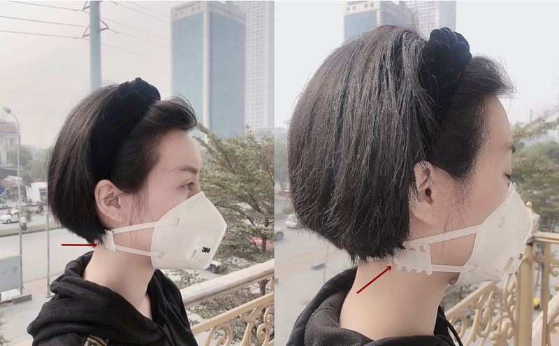 Ảnh thực tế sử dụng 3m 9501v+
