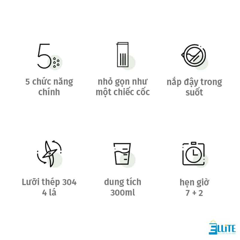 6 tính năng tích hợp trong một sản phẩm gọn nhẹ