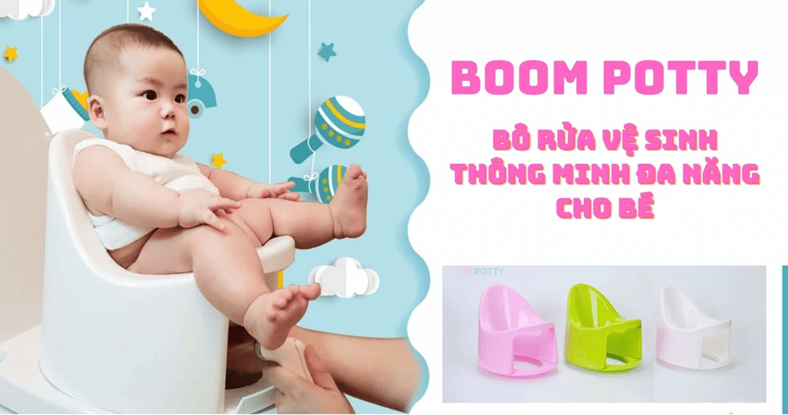 giới thiệu bộ bô rử vệ sinh thông minh đa năng cho các bé