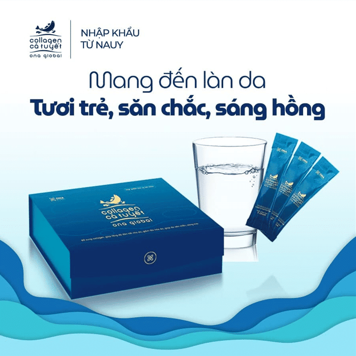 Collagen mang đến làn da sáng hồng