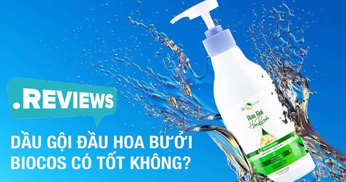 thumbnail review dầu gội hoa bưởi biocos