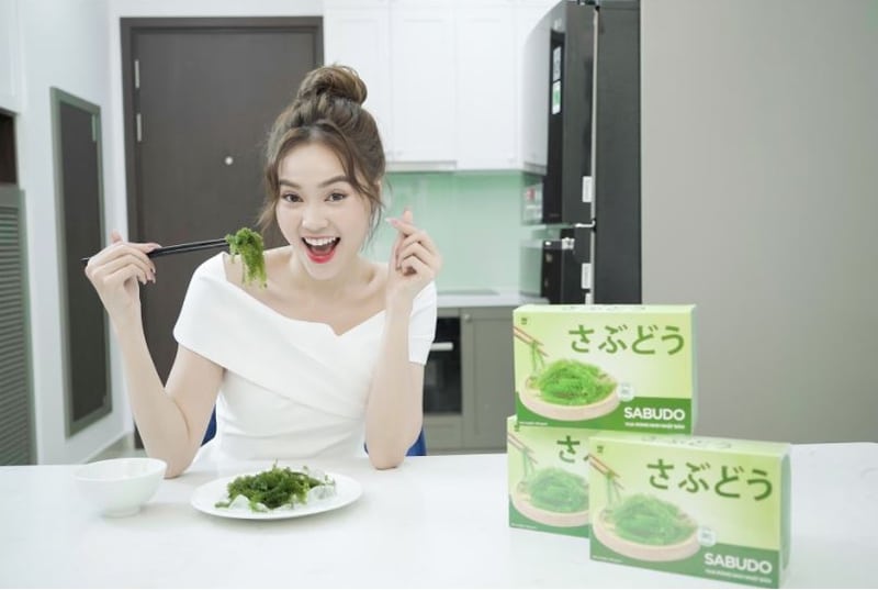 Rong nho Sabudo có thể ăn sống