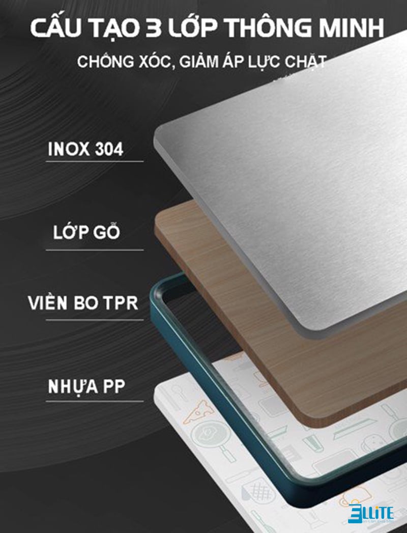 Cấu tạo sản phẩm 3 lớp