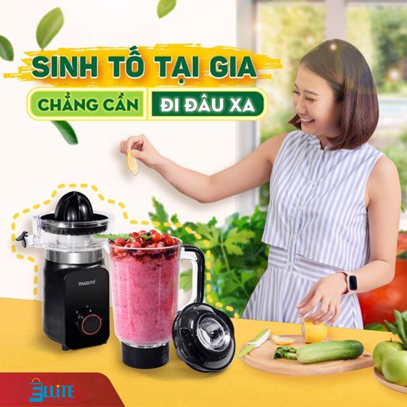 Làm sinh tố ngay tại nhà