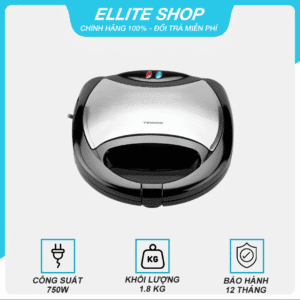Thumbnail kẹp nướng Sandwich Tiross TS514 750W