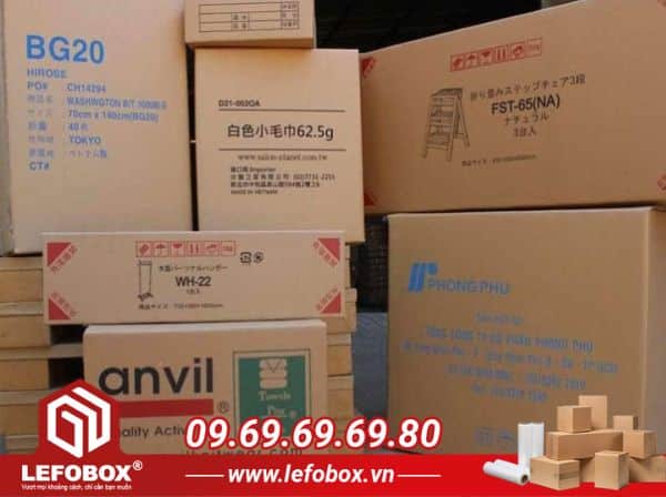 ban thung carton cu